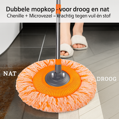 Namado TopClean360™ Mop - Tot aan het plafond, in elke hoek