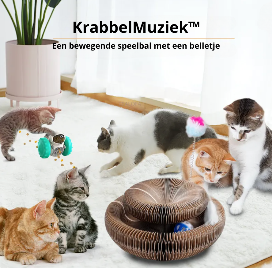 KrabbelMuziek™ - De krab sensatie voor iedere kat!