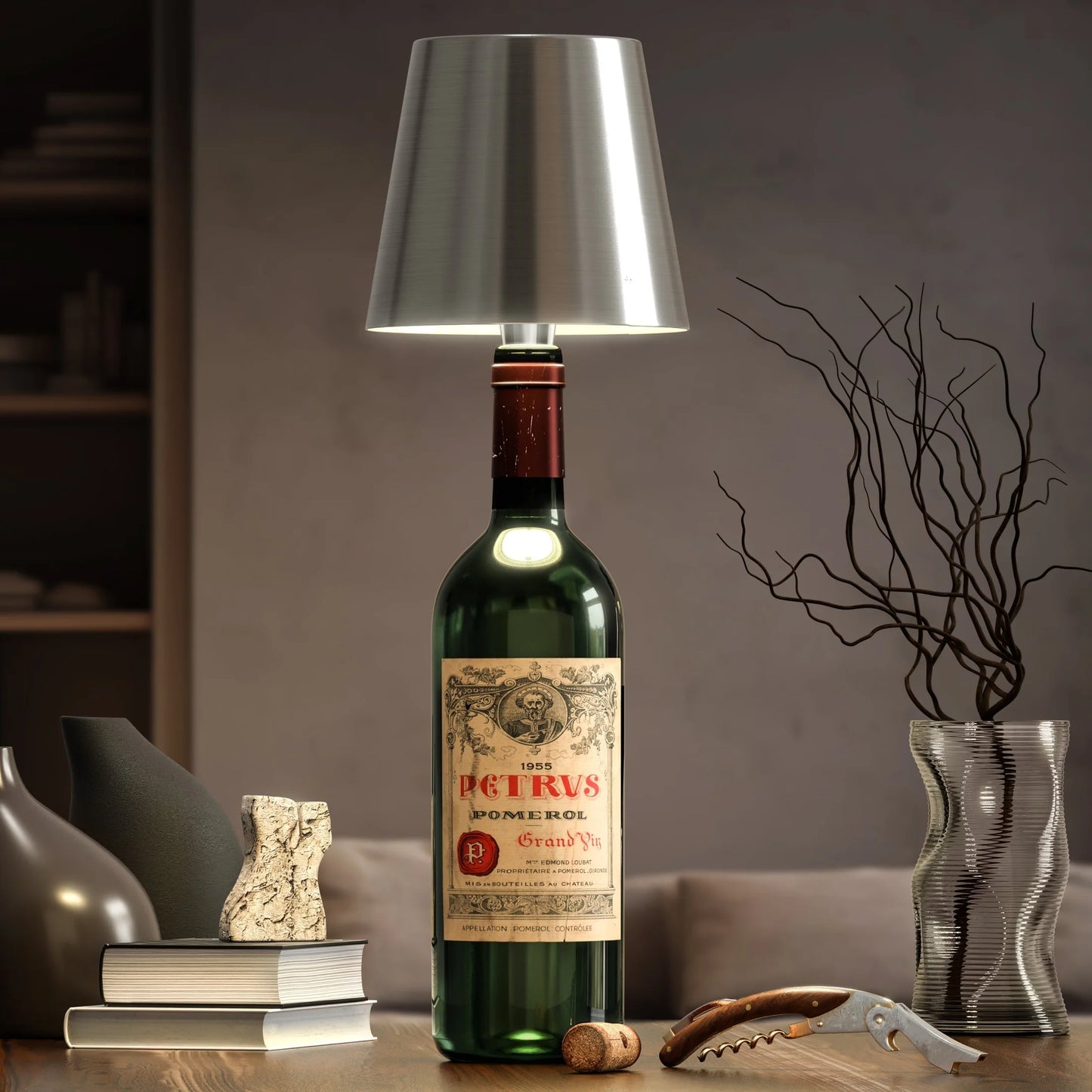 Lumiere™ Bottle lamp - Geef je flessen een tweede leven!