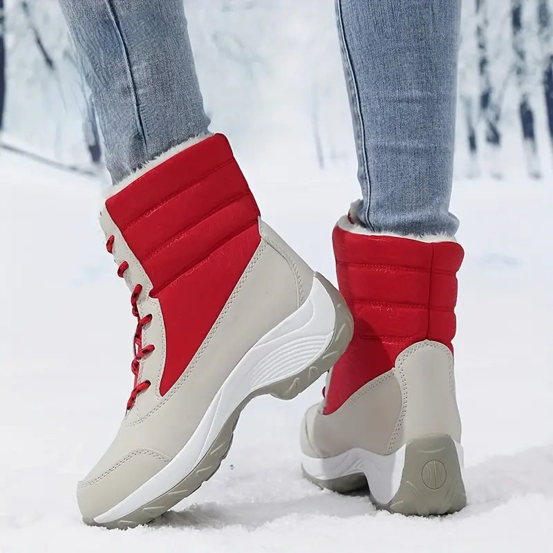 EVA SnowBoots™ - Loop op wolken met de waterdichte bont laarzen