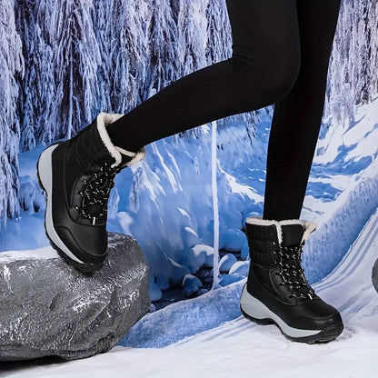 EVA SnowBoots™ - Loop op wolken met de waterdichte bont laarzen