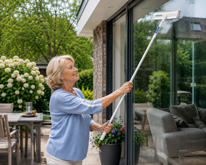 Namado BrightSwipe™ raamwasser - Spray, reinig & trek schoon in één beweging