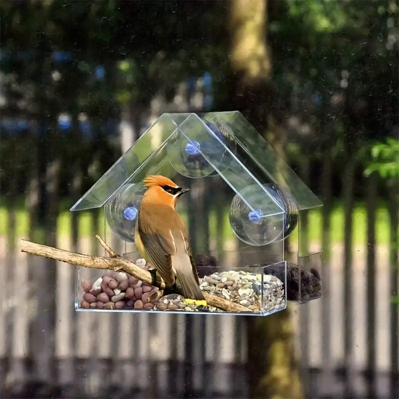 VogelVista™ voederbak - Creëer een betoverende vogelervaring recht voor je raam