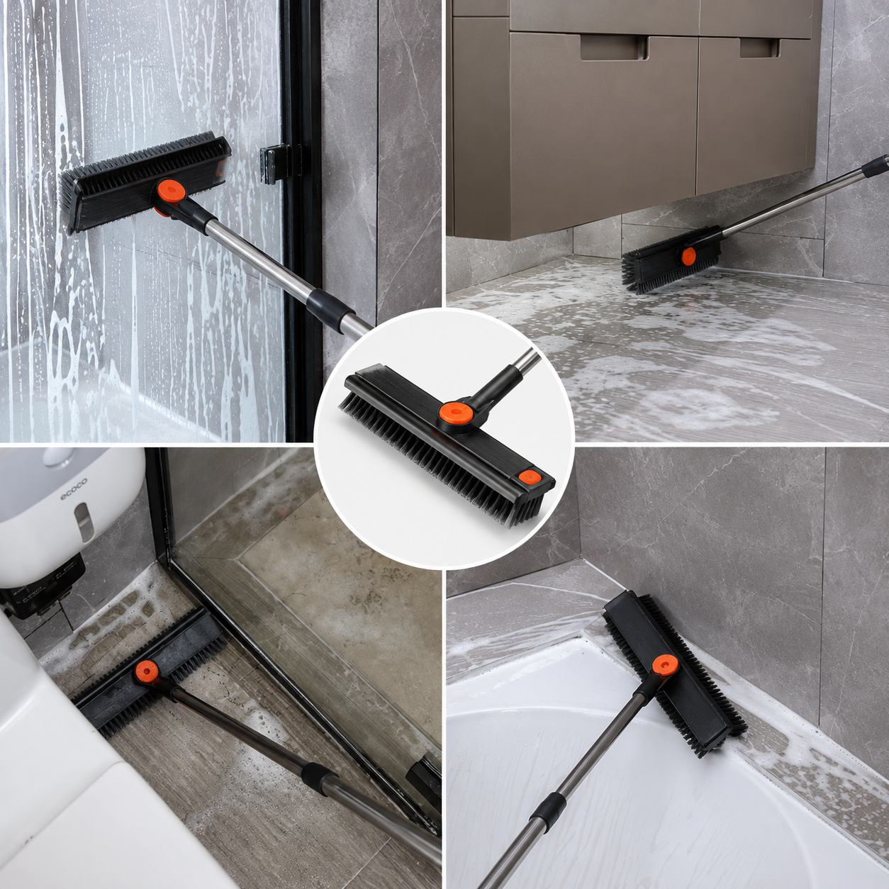 Namado 3-in-1 SchrobPro™ - Moeiteloos schoon voor badkamer & tuin