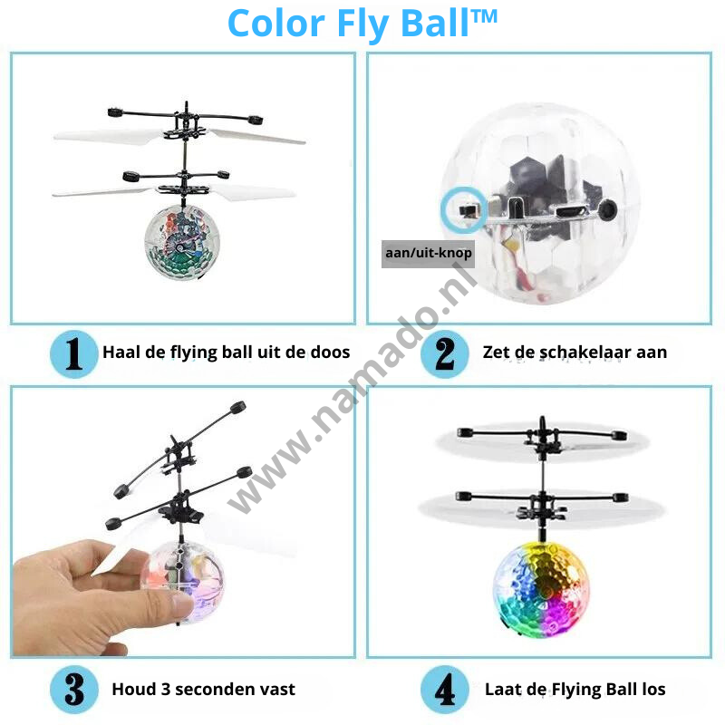 Color Fly Ball™ - De magische vliegende bal met kleurrijke lichtjes