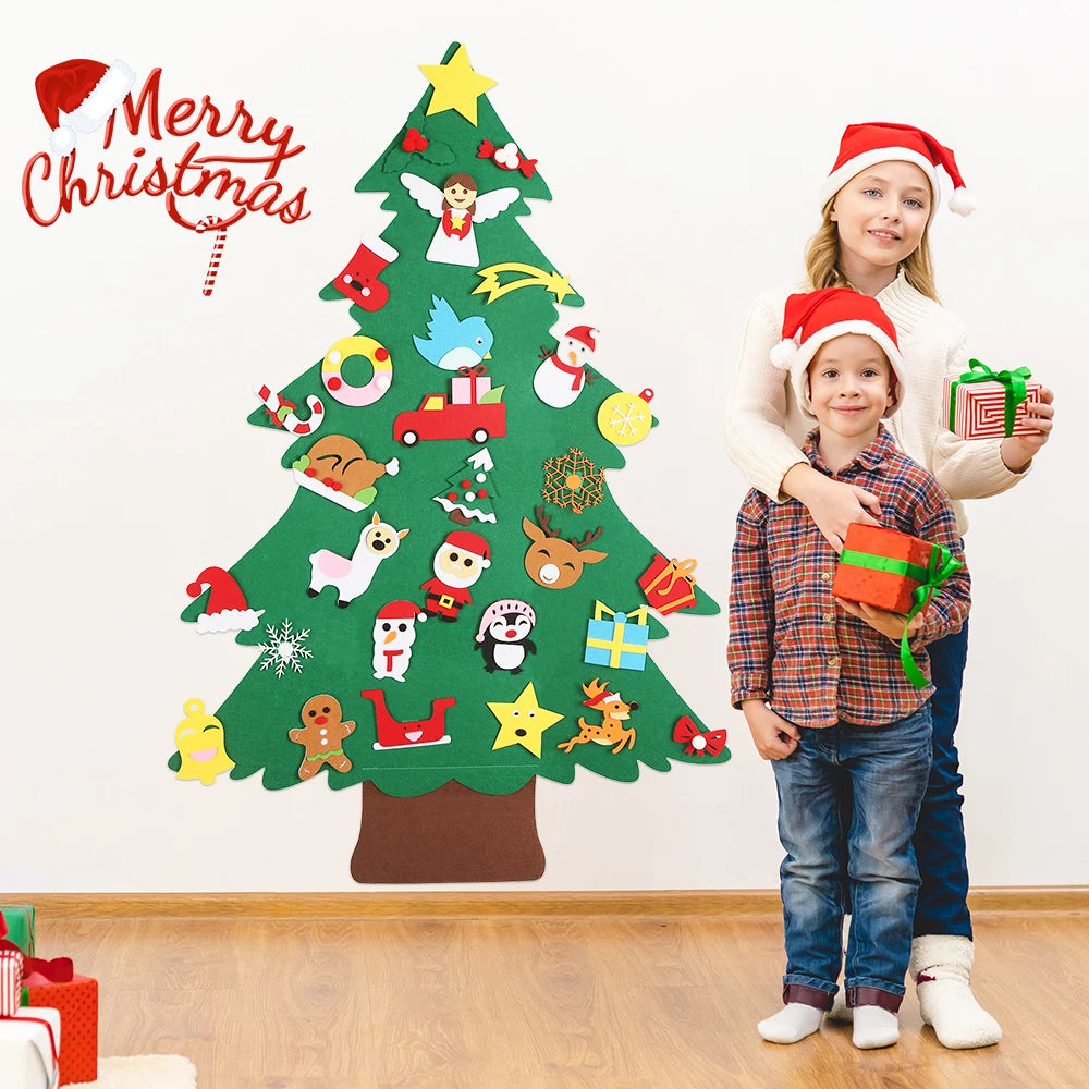 Kids Xmas-boom™ - Creëer je eigen feestelijke kerstboom!