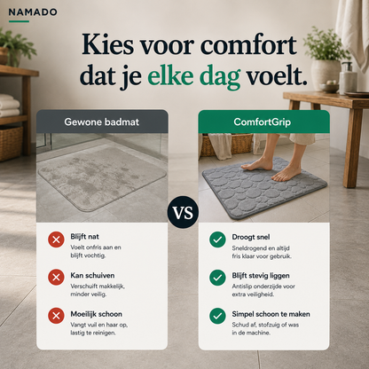Namado ComfortGrip™ Badmat - Comfortabel, droog en veilig