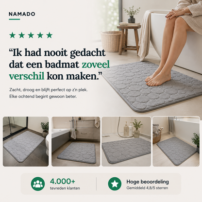 Namado ComfortGrip™ Badmat - Comfortabel, droog en veilig