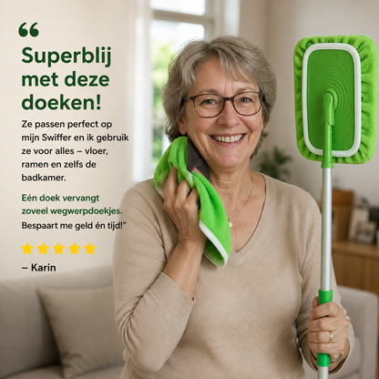 Namado GreenSweep™ - De herbruikbare vervanger van wegwerpdoekjes (pluche variant)