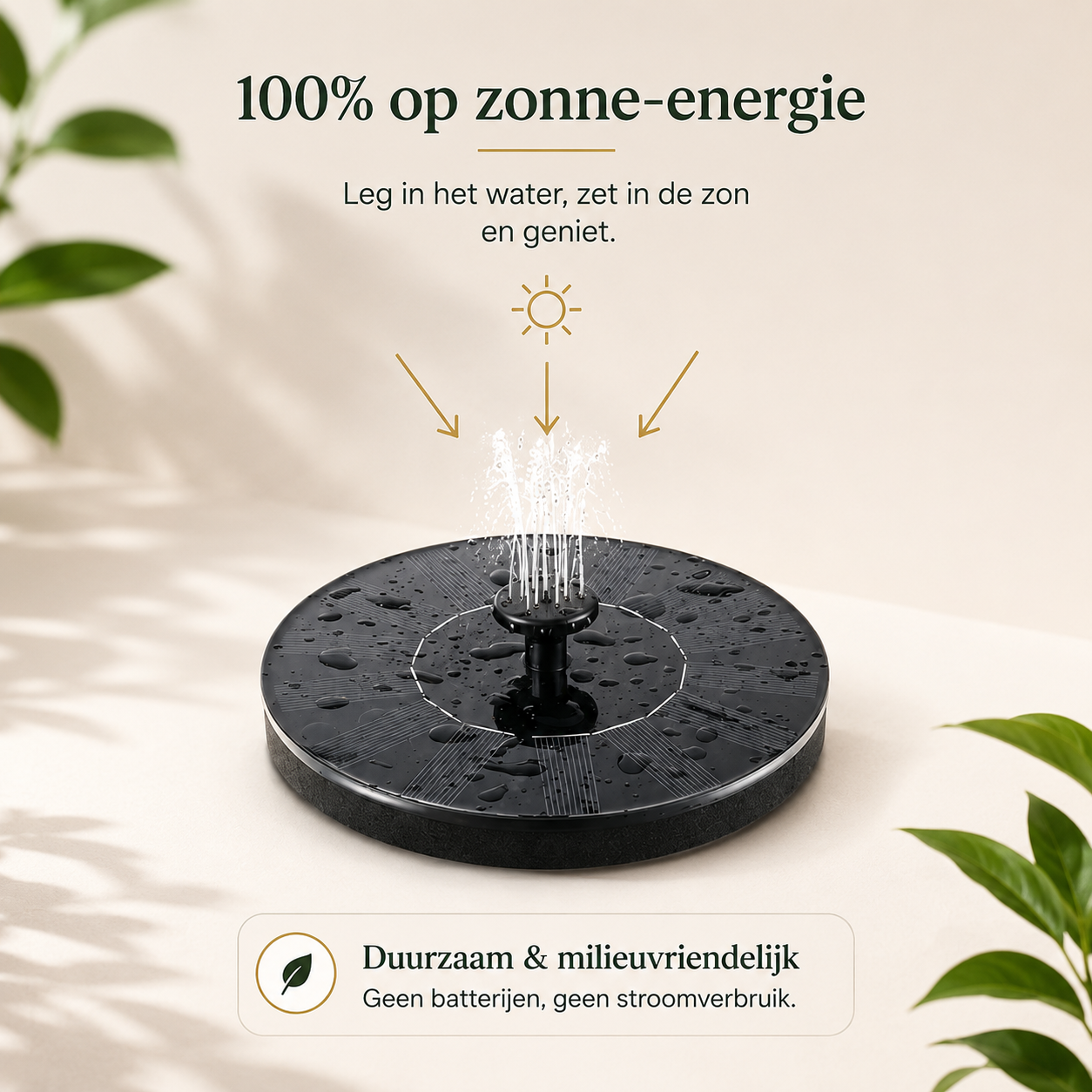 Zonnebron™ Solar Tuinfontein - Breng je tuin tot leven