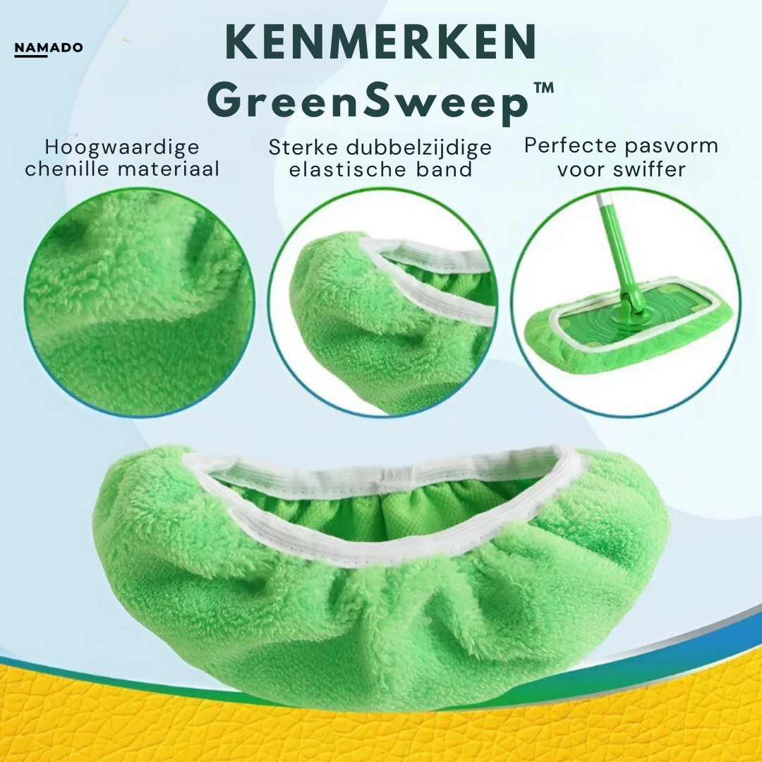 GreenSweep™ - Herbruikbare mop voor Swiffer | 2+2 GRATIS