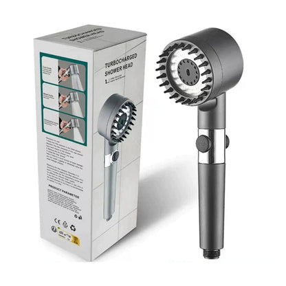 Spa Shower™ 4 in 1 Massage en Huid douchekop | +5 GRATIS waterfilters